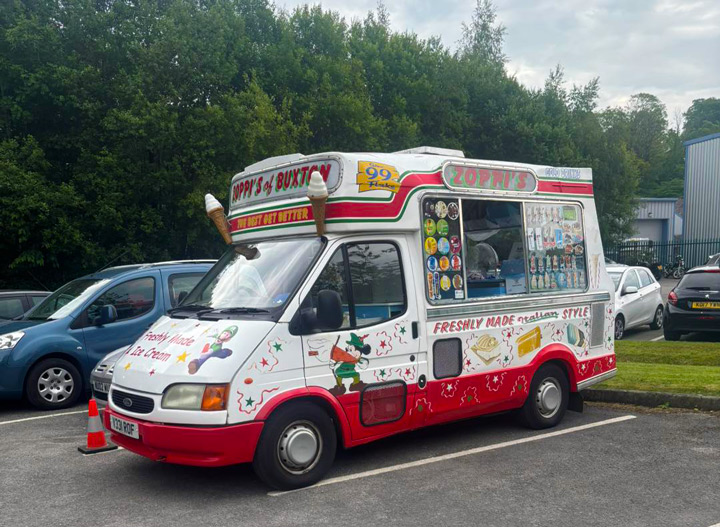 ice cream van hire at Christeyn's